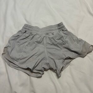 Light grey lululemon shorts